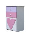 Velador Infantil 2 Cajones Corazon – Muebles Chile