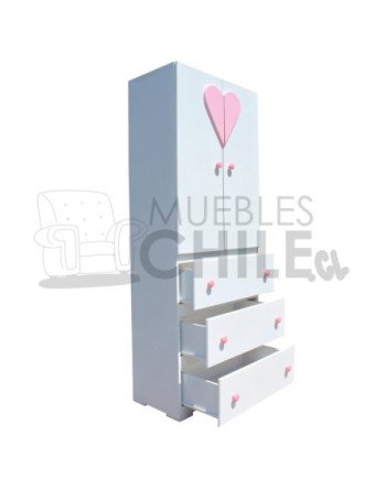 Ropero mini Infantil Pintada en MDF – Muebles Chile