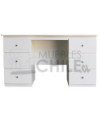 Escritorio 150cm MDF pintado blanco – Resistente y práctico