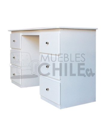Escritorio 150cm MDF pintado blanco – Resistente y práctico