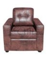 SILLON MONTREAL 1 CUERPO CUERO BONDED ENVEJECIDO