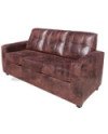 SOFA MONTREAL 3 CUERPOS CUERO BONDED ENVEJECIDO