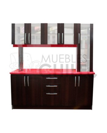 Mueble de Cocina Americano 200cm – Diseño moderno y resistente