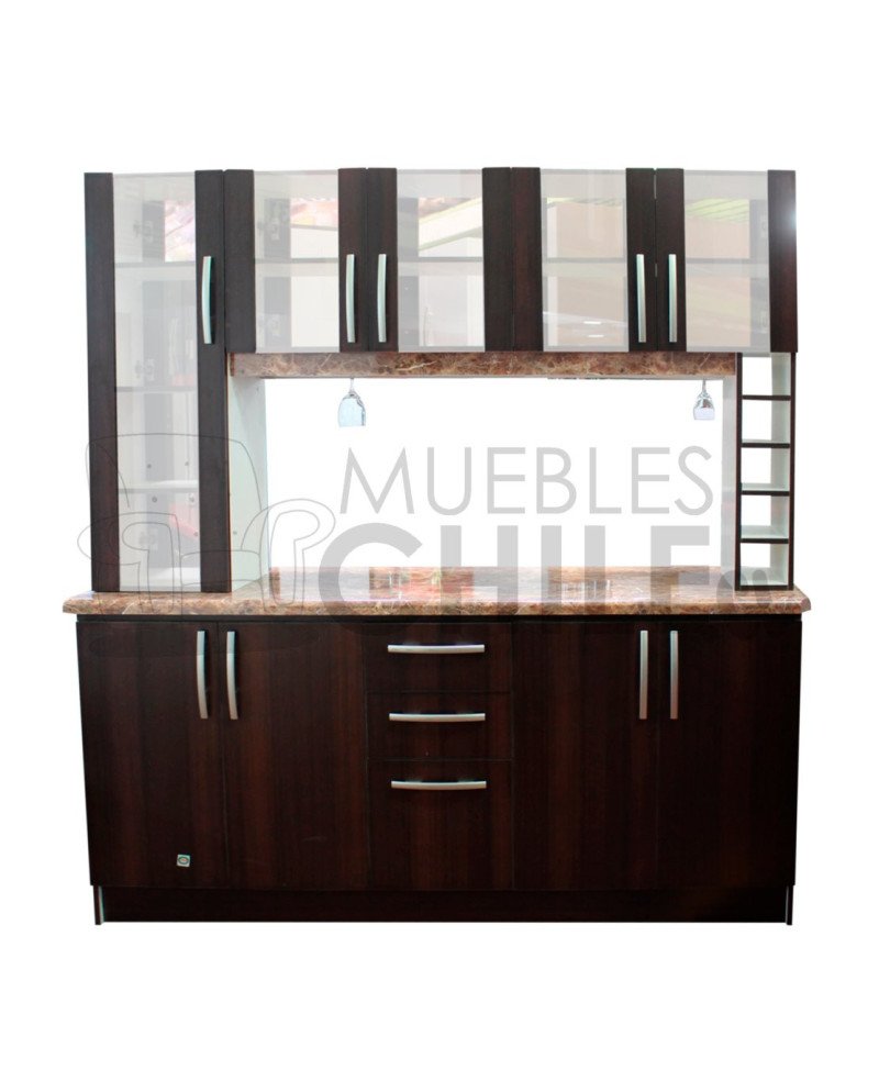 Mueble de Cocina Americano 180cm – Diseño moderno y resistente