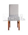 Comedor 6 Sillas Vidrio Templado | Pino Insigne y Tapiz Lino