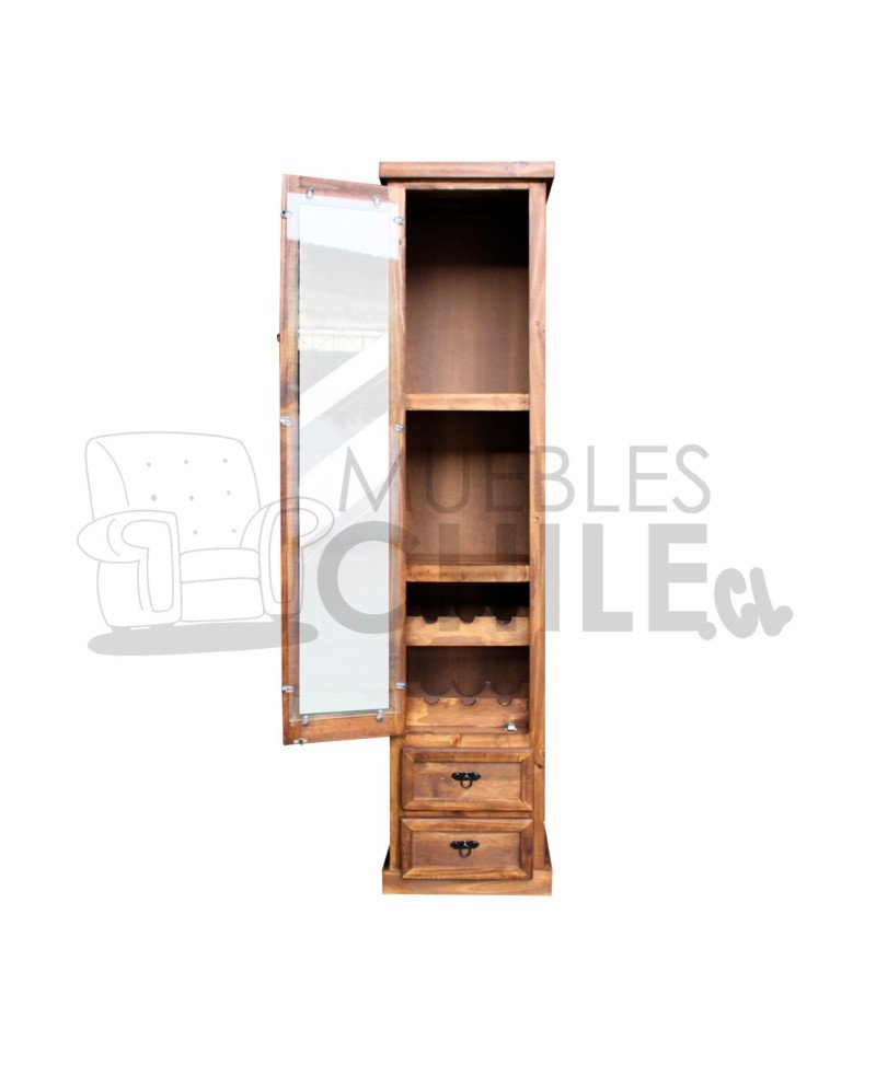 LICORERA TORRE 40CM RUSTICA