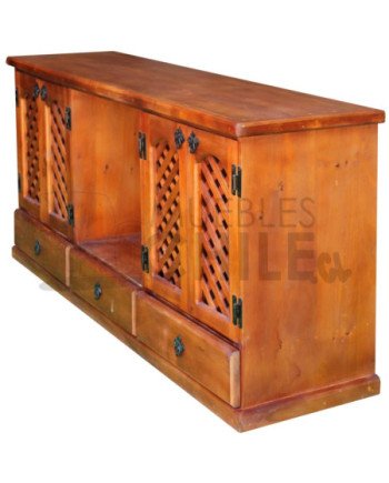 RACK RUSTICO 150CM TRILACH