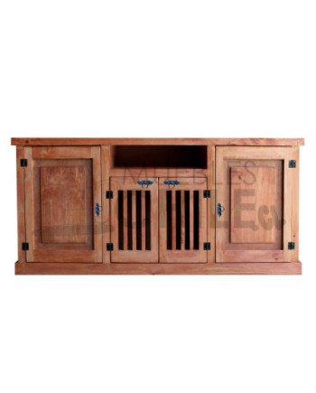 RACK RUSTICO 4 PUERTAS 150CM ITALIA