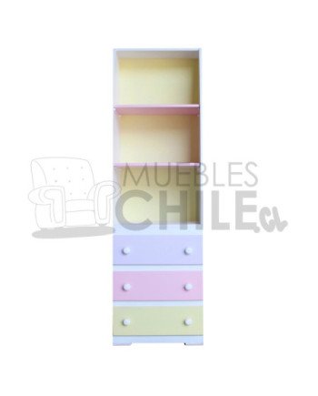 Librero repisa infantil de MDF – Colores a elección