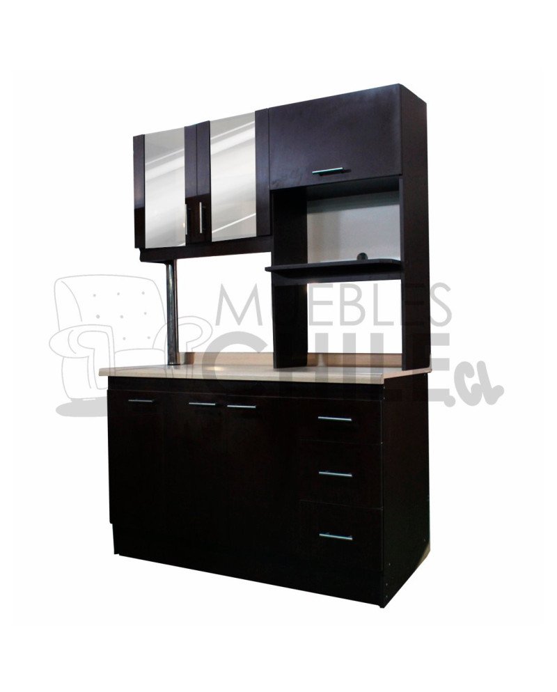 Mueble de Cocina Semi Americano Horno 130cm – Compacto y Resistente