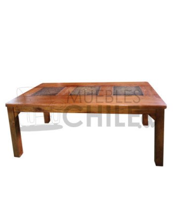 Comedor Rústico 8 Sillas 200x100 cm Piedra – Muebles Chile