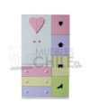 Ropero closet Infantil Pintada en MDF – Muebles Chile