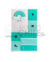 Ropero closet Infantil Pintada en MDF – Muebles Chile