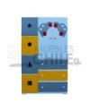 Ropero closet Infantil Pintada en MDF – Muebles Chile