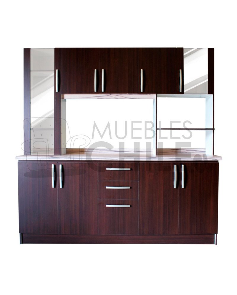 Mueble de Cocina Semi Americano 200cm – Moderno y resistente