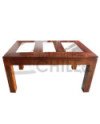 Comedor 6 Sillas 160x90 cm con 3 Vidrios – Muebles Chile