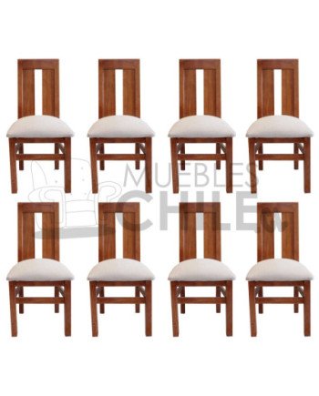 Silla Capital Tapiz Lino X8 | MueblesChile.cl