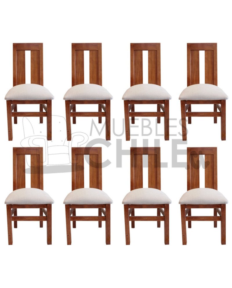 Silla Capital Tapiz Lino X8 | MueblesChile.cl