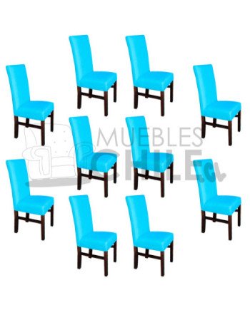 Silla Tapizada X10 Lino Pino Insigne | MueblesChile.cl