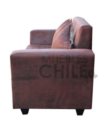SOFA CITO 2 CUERPOS CUERO BONDED