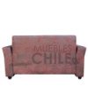 SOFA CITO 2 CUERPOS CUERO BONDED