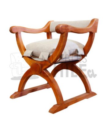 POLTRONA CURUL RUSTICO X2 FELPA