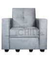 Sofá Cama Brazo Recto 100cm Felpa – Compacto y Reclinable