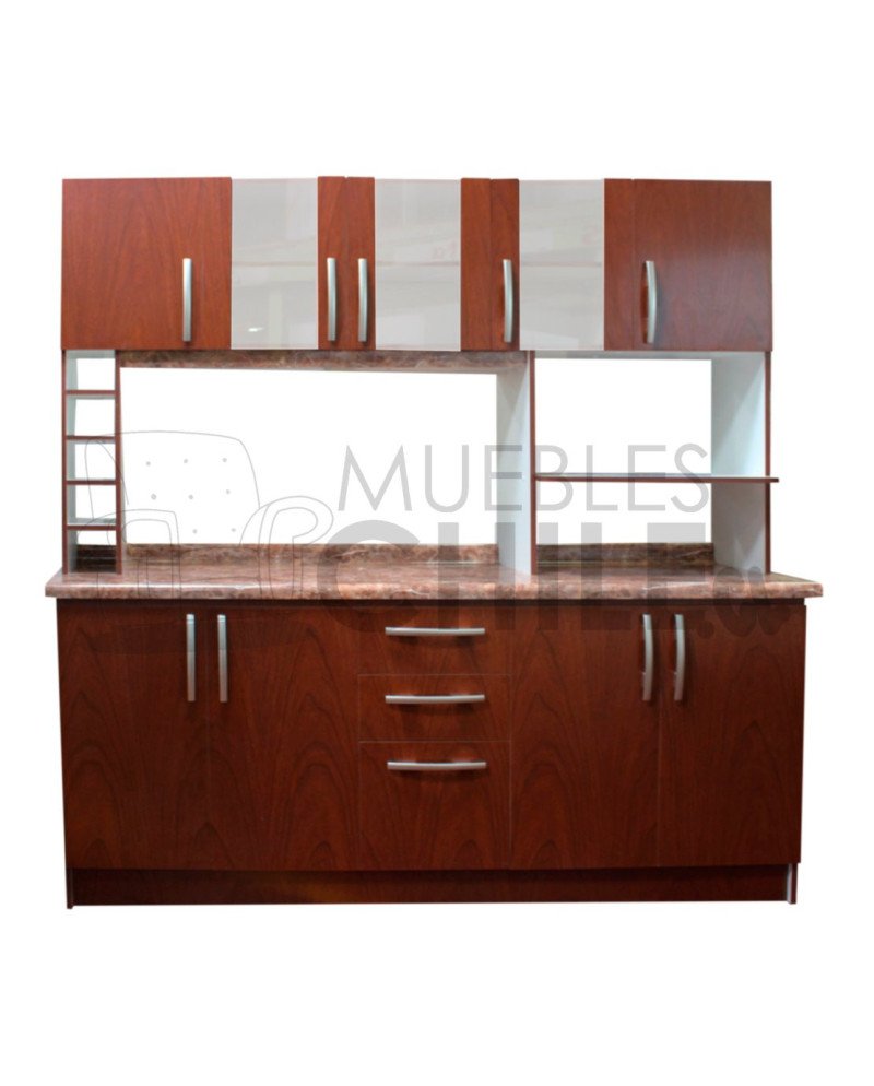 Mueble de Cocina Semi Americano Horno 180cm – Resistente y Moderno