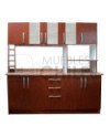 Mueble de Cocina Semi Americano Horno 180cm – Resistente y Moderno