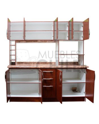 Mueble de Cocina Semi Americano Horno 180cm – Resistente y Moderno