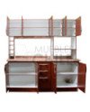 Mueble de Cocina Semi Americano Horno 180cm – Resistente y Moderno