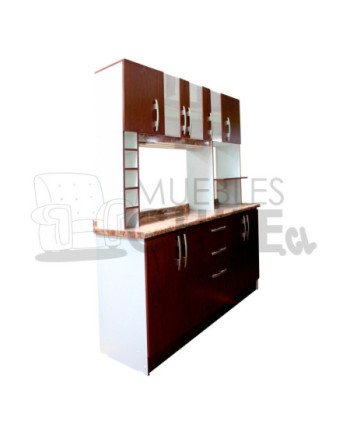 Mueble de Cocina Semi Americano Horno 180cm – Resistente y Moderno