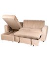 SECCIONAL CAMA BAUL NANTES IZQUIERDO FELPA