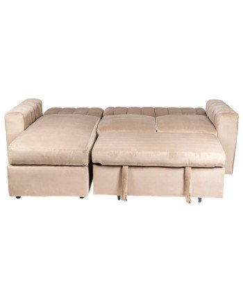 SECCIONAL CAMA BAUL NANTES IZQUIERDO FELPA
