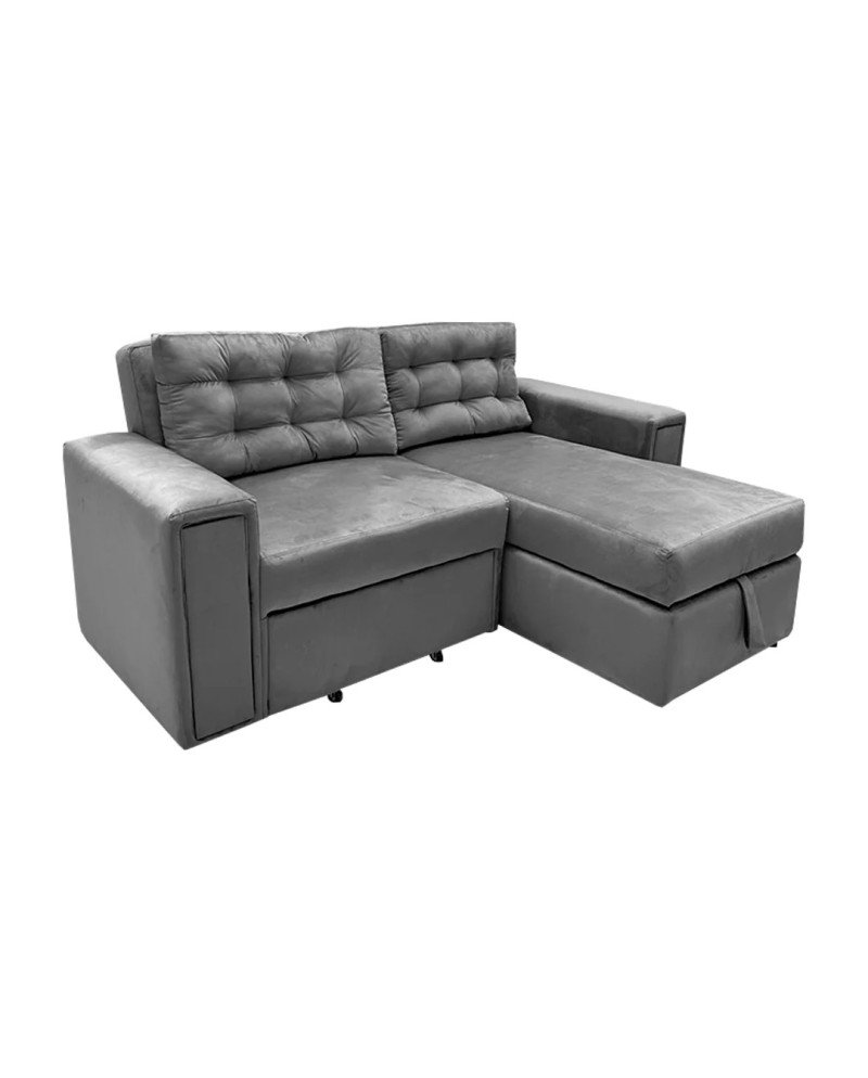 SECCIONAL CAMA BAUL PALERMO DERECHO FELPA