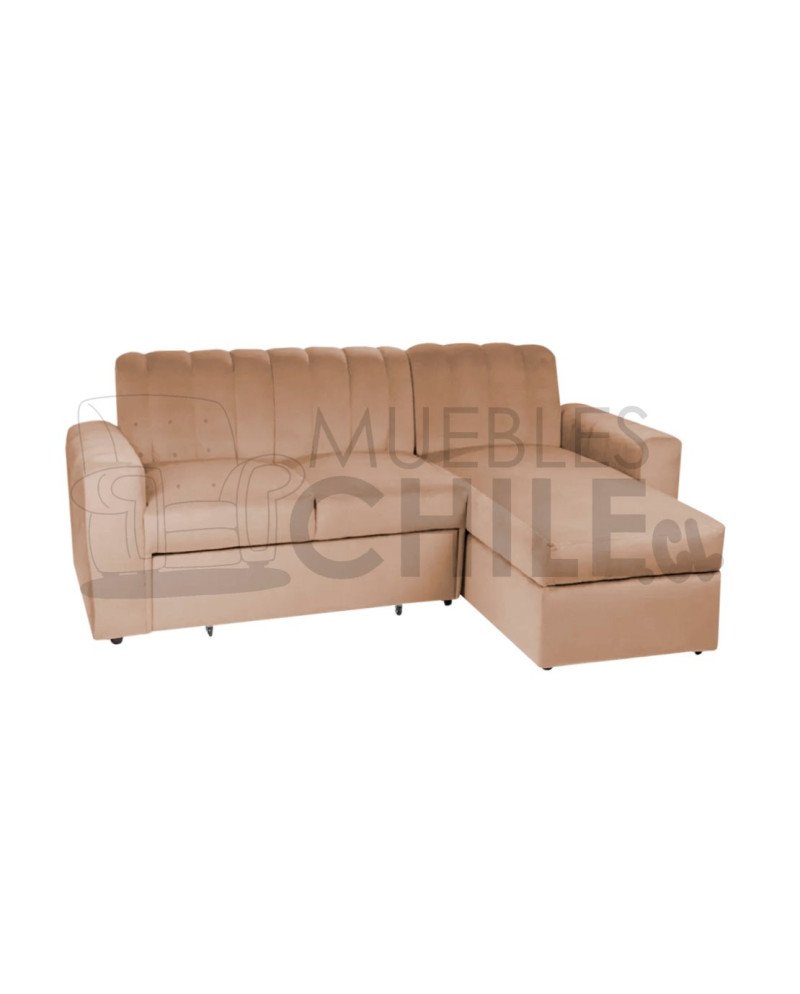 SECCIONAL CAMA BAUL NANTES DERECHO FELPA
