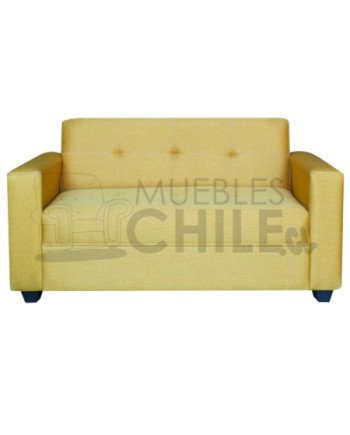 SOFA BRAZO RECTO 160CM 2 CUERPOS LINO