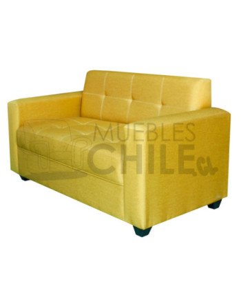 SOFA BRAZO RECTO 160CM 2 CUERPOS LINO