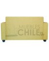SOFA BRAZO RECTO 160CM 2 CUERPOS LINO