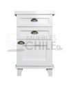 Velador Vintage 1 Puerta 2 Cajones Pata Alta – Muebles Chile
