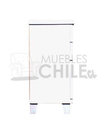 Velador Vintage 1 Puerta 2 Cajones Pata Alta – Muebles Chile