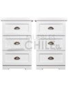 Velador Vintage 3 Cajones madera – Muebles Chile