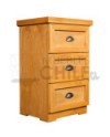 Par de veladores Rústicos 3 Cajones – Muebles Chile