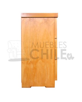 Par de veladores Rústicos 3 Cajones – Muebles Chile