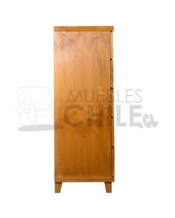 Cómoda Rústica con Riel Telescópico Metálico 80CM– Muebles Chile