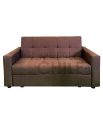 SOFA CAMA BRAZO RECTO EXTENDIDO LINO