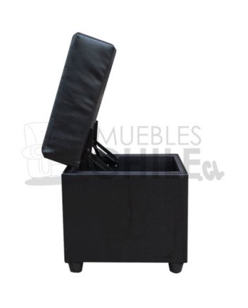 POUF BAUL DOBLE PUNTO CUERO PU