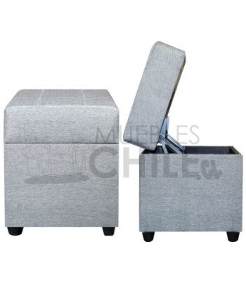 Pouf Baúl Tapiz Lino | Doble Punto y Alta Resistencia