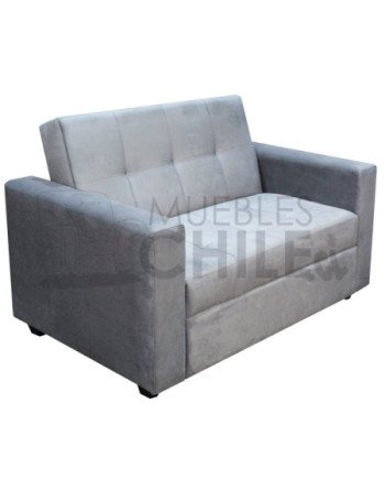 Sofá Cama Brazo Recto 150 cm Felpa – Funcional y Cómodo para Espacios Modernos