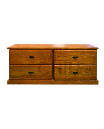 Comoda rustica pino oregon 120x70x45cm